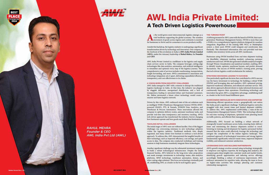 AWL India: A Leader in Creating the Best Workplace Experience